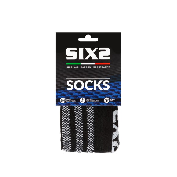 Носки SIXS MOT S Black, 47/49 Носки SIXS MOT S Black, 47/49