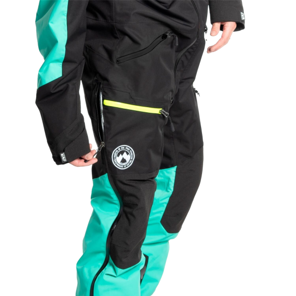 Комбинезон Jethwear Freedom с утеплителем Black/Mint, XL