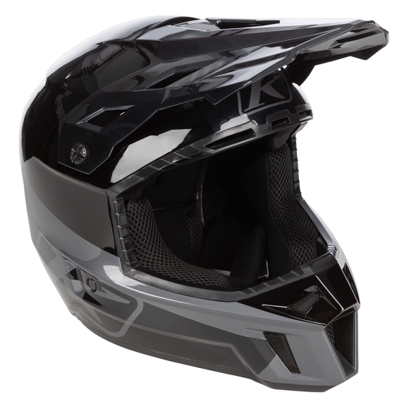 Шлем Klim F3 без подогрева Elevate Black/Asphalt, LG
