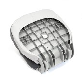 Сиденье мягкое складное Pro Angler Ergonomic Boat Seat, серо-красное