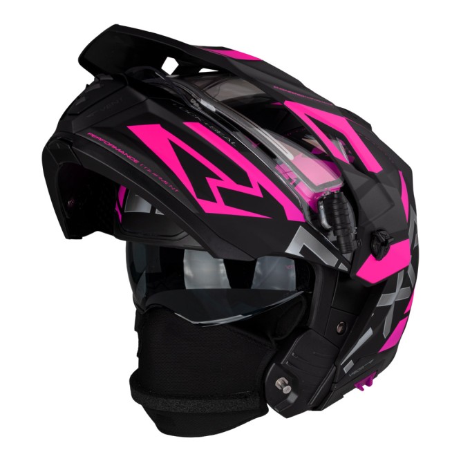 Шлем FXR Maverick X с подогревом Black/Fuchsia, S