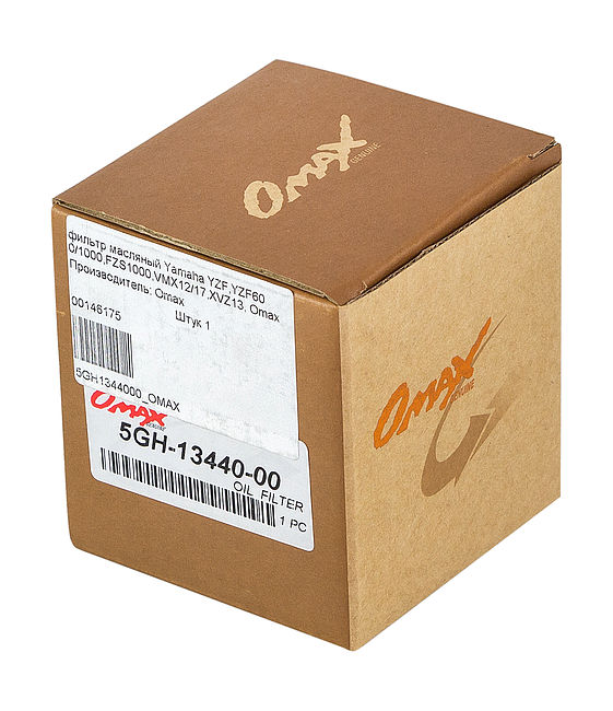 Фильтр масляный Honda/Yamaha/Mercury/Tohatsu 8-25; BF25-50​, Omax (15400PFB007, 3R007615M).