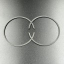Кольца поршневые, комплект на один поршень BRP Ski-Doo (STD) (420815155; 420815300) (KINETIX)