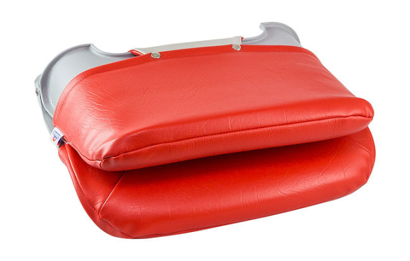 Кресло складное мягкое SKIPPER, цвет серый/красный