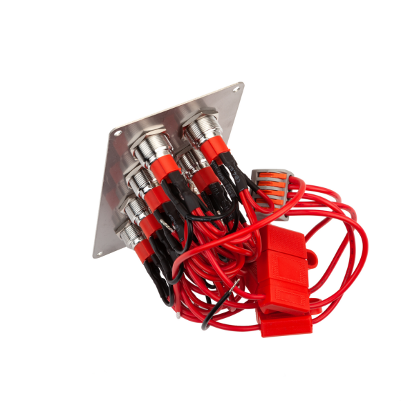 Панель бортового питания Skipper с 8 влагозащищёнными переключателями 8 переключателей