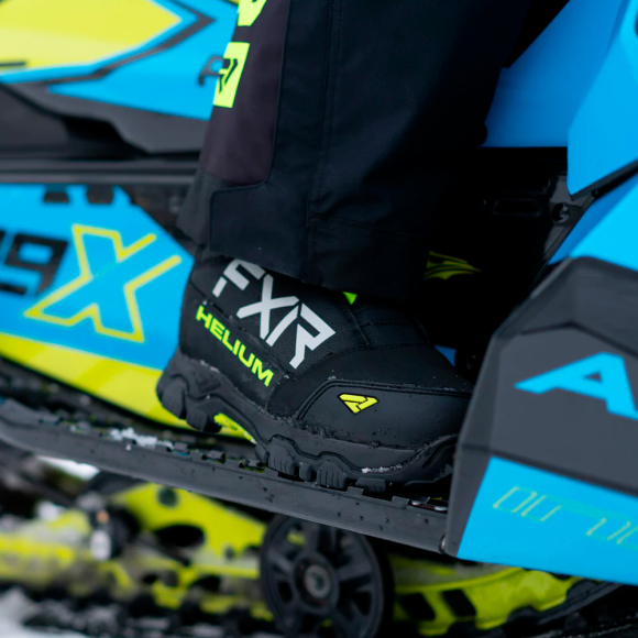 Ботинки FXR Helium BOA с утеплителем Black/Hi Vis, 11