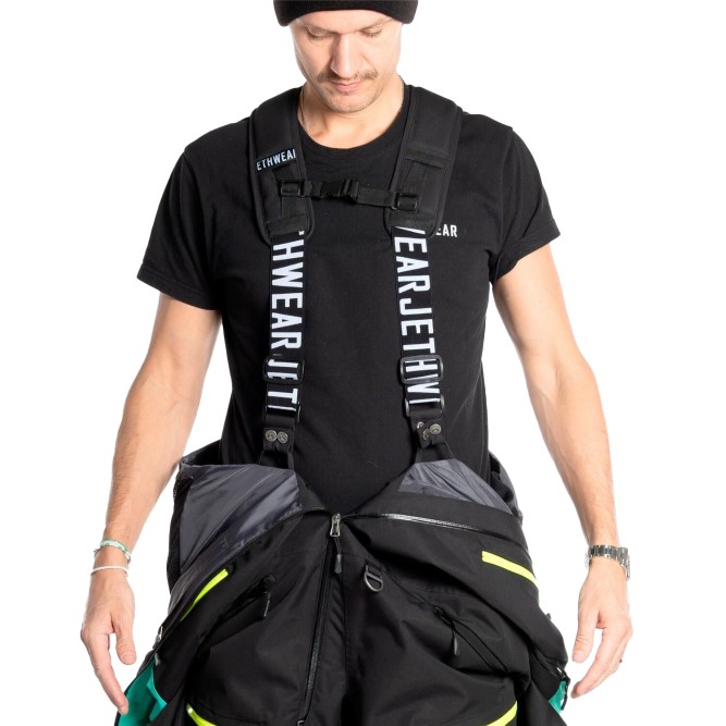 Комбинезон Jethwear Freedom с утеплителем Black/Mint, XXL