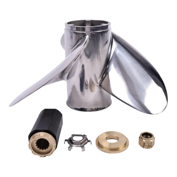 Винт гребной  Skipper для Mercury 90-300HP нержавеющий, диаметр - 16", шаг 19"