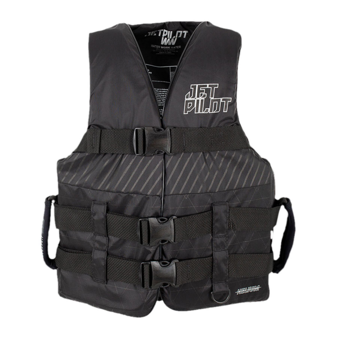 Жилет страховочный JetPilot Helium F/E Nylon Vest Black/Black, S/M