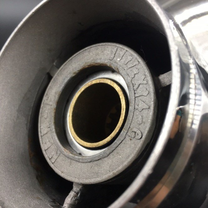 Гребной винт Suzuki DT40-DT65, DF40-DF50, DF40A-DF60A (3x11-1/4x14) (Сталь)