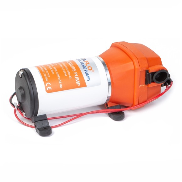 Четырехкамерный мембранный насос 41 SERIES 17 л/мин, 12В (Быстросъемные фитинги)