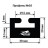 Склиз Garland 10 профиль для Arctic Cat, Yamaha Длина: 1365 мм, цвет: черный