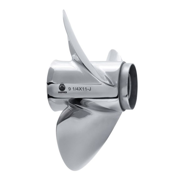 Винт гребной  Skipper для Yamaha 8-20HP нержавеющий, диаметр - 9 1/4", шаг 11"