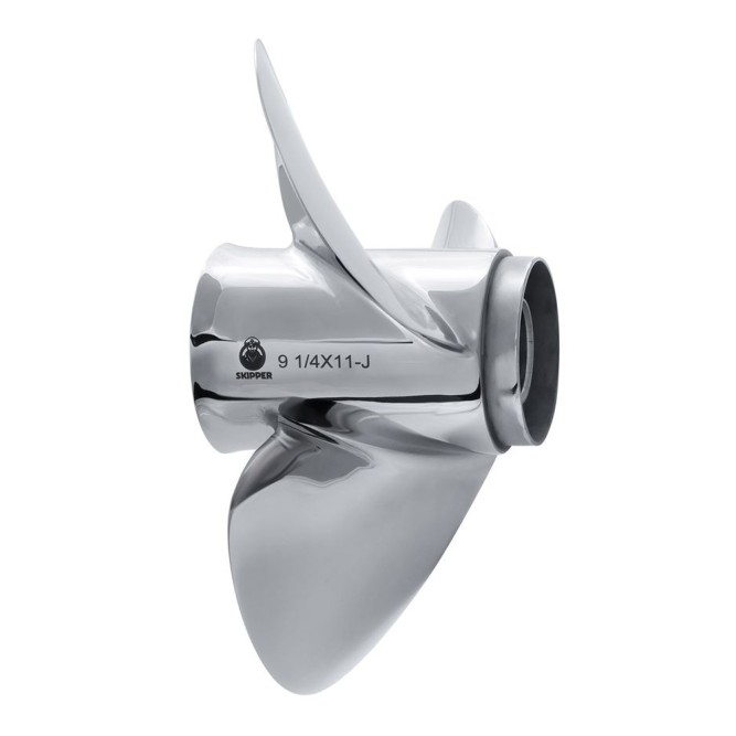 Винт гребной  Skipper для Yamaha 8-20HP нержавеющий, диаметр - 9 1/4", шаг 11"