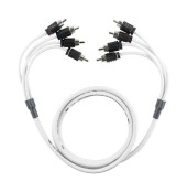 4-х канальный межблочный кабель из 100% меди для морского применения RCA 7,6 м. MOFCR-25FT.4CH, DS18