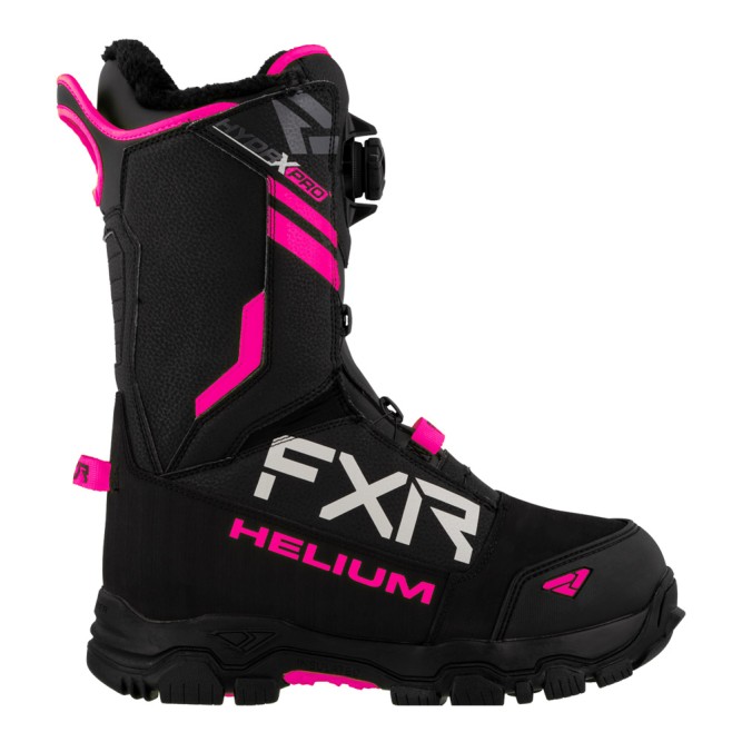 Ботинки FXR Helium BOA с утеплителем Black/Fuchsia, 5/7