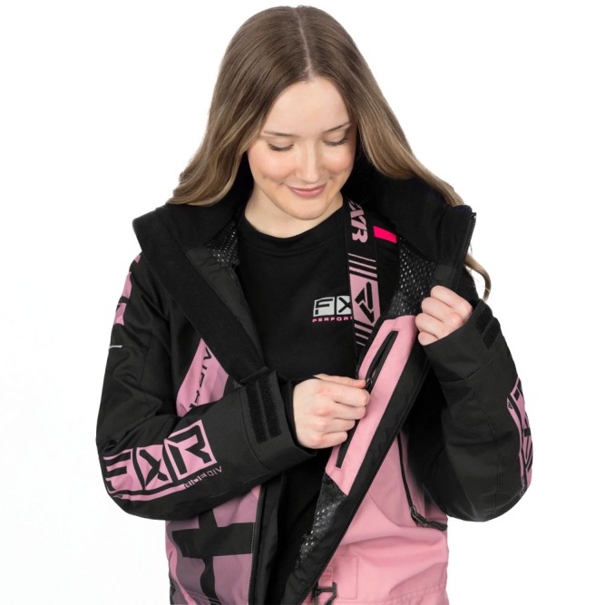 Комбинезон FXR CX F.A.S.T. с утеплителем Black/Dusty Rose, 4