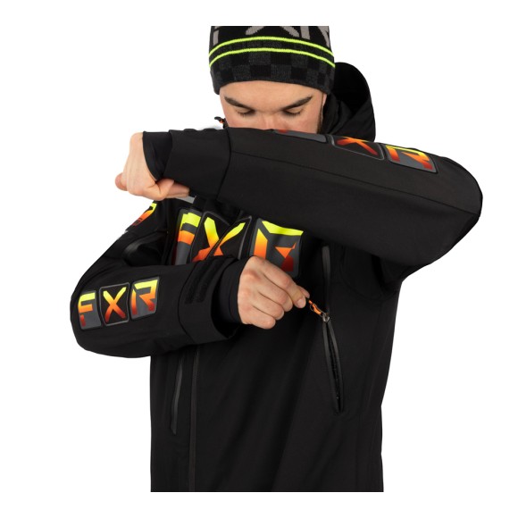 Комбинезон FXR Maverick F.A.S.T. с утеплителем Black/Inferno, XL