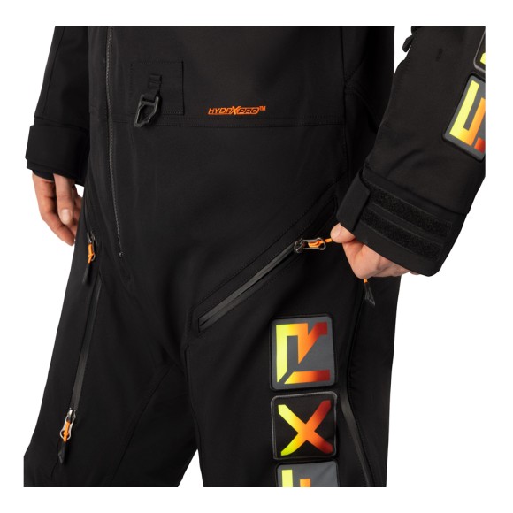 Комбинезон FXR Maverick F.A.S.T. с утеплителем Black/Inferno, XL