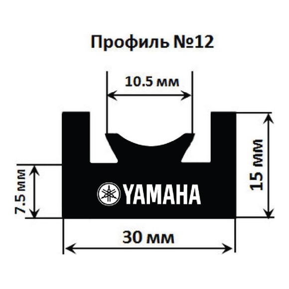 Склиз Garland 12 профиль для Yamaha