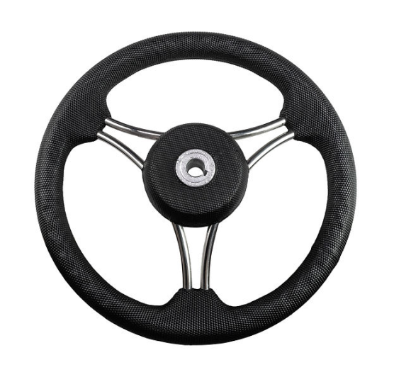 Рулевое колесо Osculati, диаметр 350 мм, цвет черный Рулевое колесо Osculati, диаметр 350 мм, цвет черный