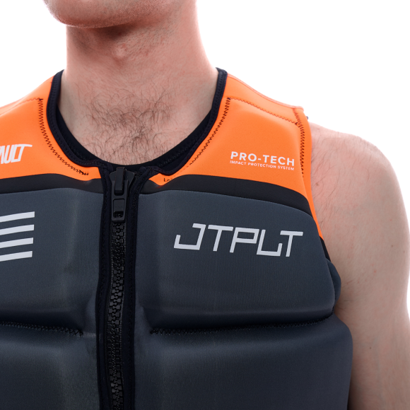 Жилет спасательный JetPilot RX Vault Protech F/E Eco Vest Char/Orange, S Жилет спасательный JetPilot RX Vault Protech F/E Eco Vest Char/Orange, S