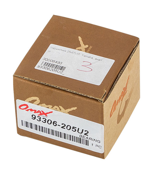 Подшипник 25х57х15, Yamaha, Omax