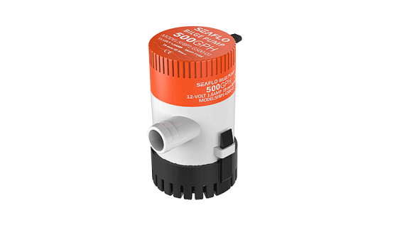 Помпа осушительная 12 В, 500GPH (1892,5 л/час), SeaFlo Помпа осушительная 12 В, 500GPH (1892,5 л/час), SeaFlo