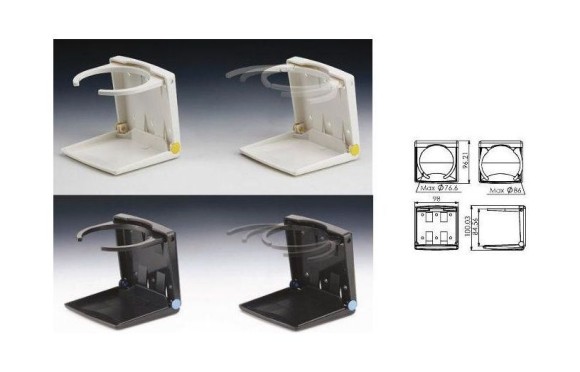Держатель стакана регулируемый, пластмасса