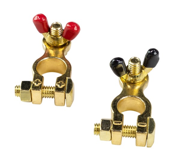 Комплект латунных клемм аккумулятора (+ и -)