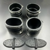 Комплект гофр выхлопа+заслонка Mercruiser V6-V8 ( 32-14358T-32-44348T) (JSP) Комплект гофр выхлопа+заслонка Mercruiser V6-V8 ( 32-14358T-32-44348T) (JSP)