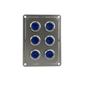 Панель бортового питания Skipper с 6 влагозащищёнными переключателями 6 переключателей Панель бортового питания Skipper с 6 влагозащищёнными переключателями 6 переключателей