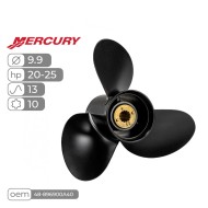 Винт гребной  Skipper для Mercury 20-25HP алюминиевый, диаметр - 9.9", шаг 13"