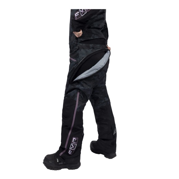 Комбинезон FXR Maverick F.A.S.T. с утеплителем Black Camo/Muted Grape Fade, 6 Комбинезон FXR Maverick F.A.S.T. с утеплителем Black Camo/Muted Grape Fade, 6