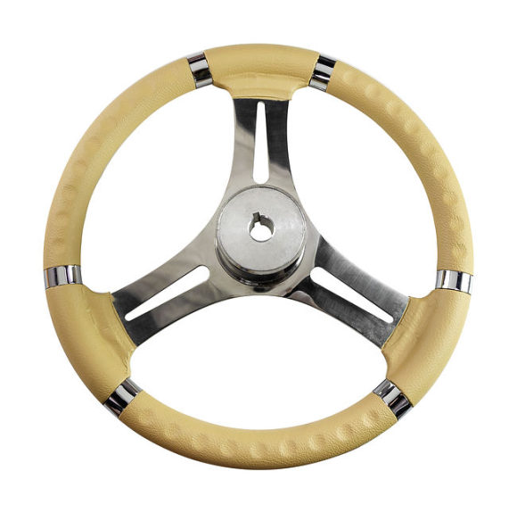 Рулевое колесо Osculati, диаметр 350 мм, цвет кремовый Рулевое колесо Osculati, диаметр 350 мм, цвет кремовый