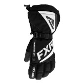 Перчатки FXR Fuel с утеплителем Black/White, XL Перчатки FXR Fuel с утеплителем Black/White, XL