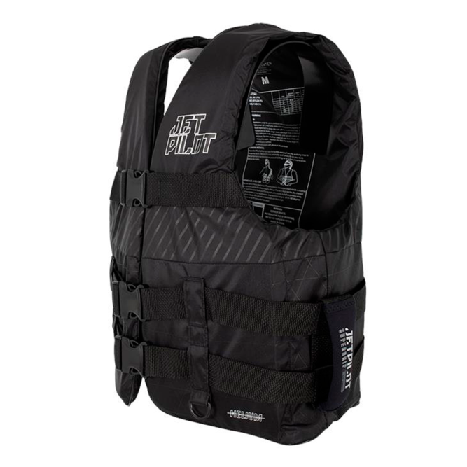 Жилет страховочный JetPilot Helium F/E Nylon Vest Black/Black, 4XL