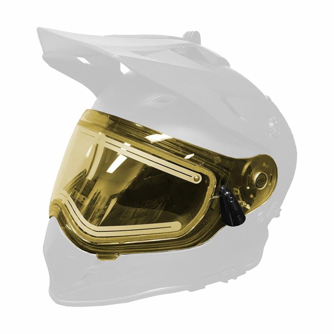 Визор 509 Delta R3L с подогревом Yellow Tint, OS