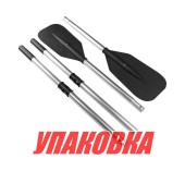 Весло 152 см черное (комплект из двух весел) (упаковка из 6 шт.)