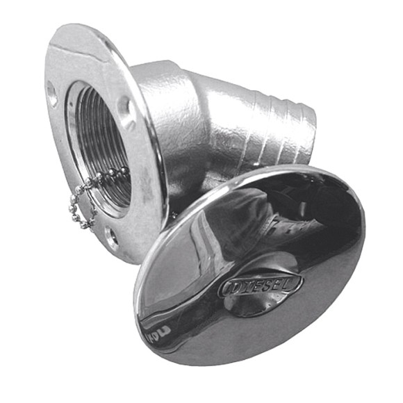 Горловина заливная угловая Diesel 38м, сталь Горловина заливная угловая Diesel 38м, сталь