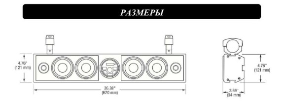 Акустическая панель на таргу BRT26RGB, BOSS