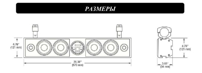 Акустическая панель на таргу BRT26RGB, BOSS