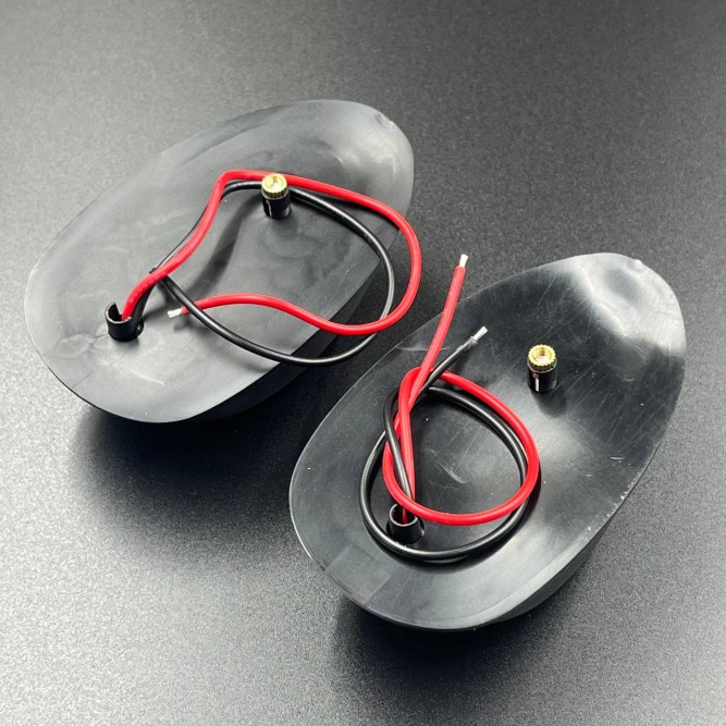 Огни ходовые(комплект)(12V/5W)чёрный (Sunfine)