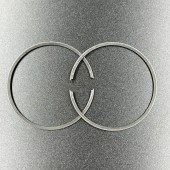 Кольца поршневые, комплект на один поршень Suzuki DT9.9-15 (толщина 2mm) (0.50mm) (PREMARINE)