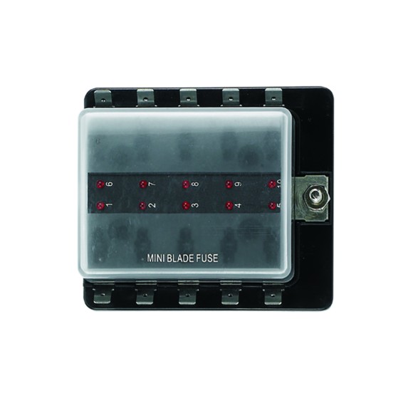 Блок предохранителей стандарт AAA 10 банд, стандарт-держатели Блок предохранителей стандарт AAA 10 банд, стандарт-держатели