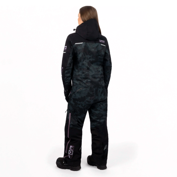 Комбинезон FXR Maverick F.A.S.T. с утеплителем Black Camo/Muted Grape Fade, 8