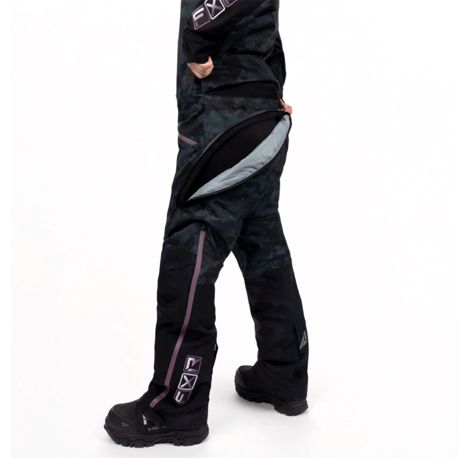 Комбинезон FXR Maverick F.A.S.T. с утеплителем Black Camo/Muted Grape Fade, 8