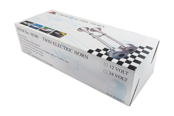 Сигнал звуковой двойной, 12 В 18-1/2" Сигнал звуковой двойной, 12 В 18-1/2"