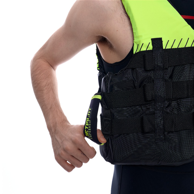 Жилет страховочный JetPilot Helium F/E Nylon Vest Black/Yellow, 4XL