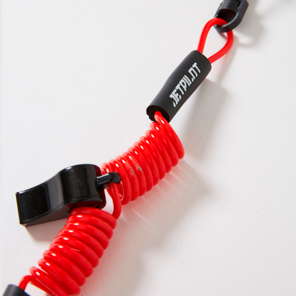 Плавающий браслет JetPilot Marine Safety Lanyard Black/Red, One Size Плавающий браслет JetPilot Marine Safety Lanyard Black/Red, One Size